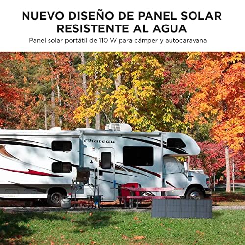 Amazon.com : EF ECOFLOW 110W Portable Solar Panel, Foldable with